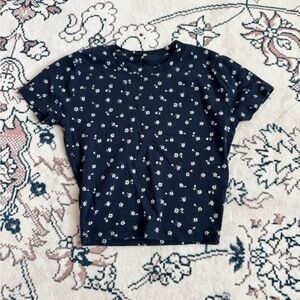 Hollister Floral Baby Tee